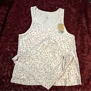 Kyte Baby Adult Tank Set Blush Leopard XXL